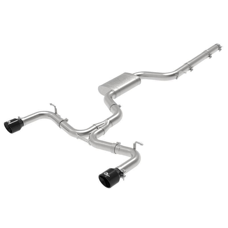 aFe MACHForce XP 3in-2.5in SS Exhaust Cat-Back 18-19 Volkswagen GTI (MK7.5) L4-2.0L (t) - Black-SR1 Performance