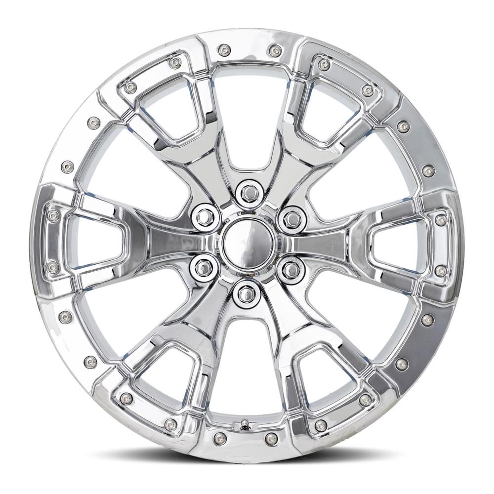 FR 99 – FORD BRONCO RAPTOR REPLICA WHEELS-Chrome 20x9 6x5.5 + 20 HB 93.1