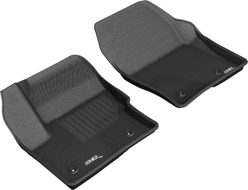 3D MAXpider 2017-2019 MKC Kagu 1st Row Floormat - Black-SR1 Performance