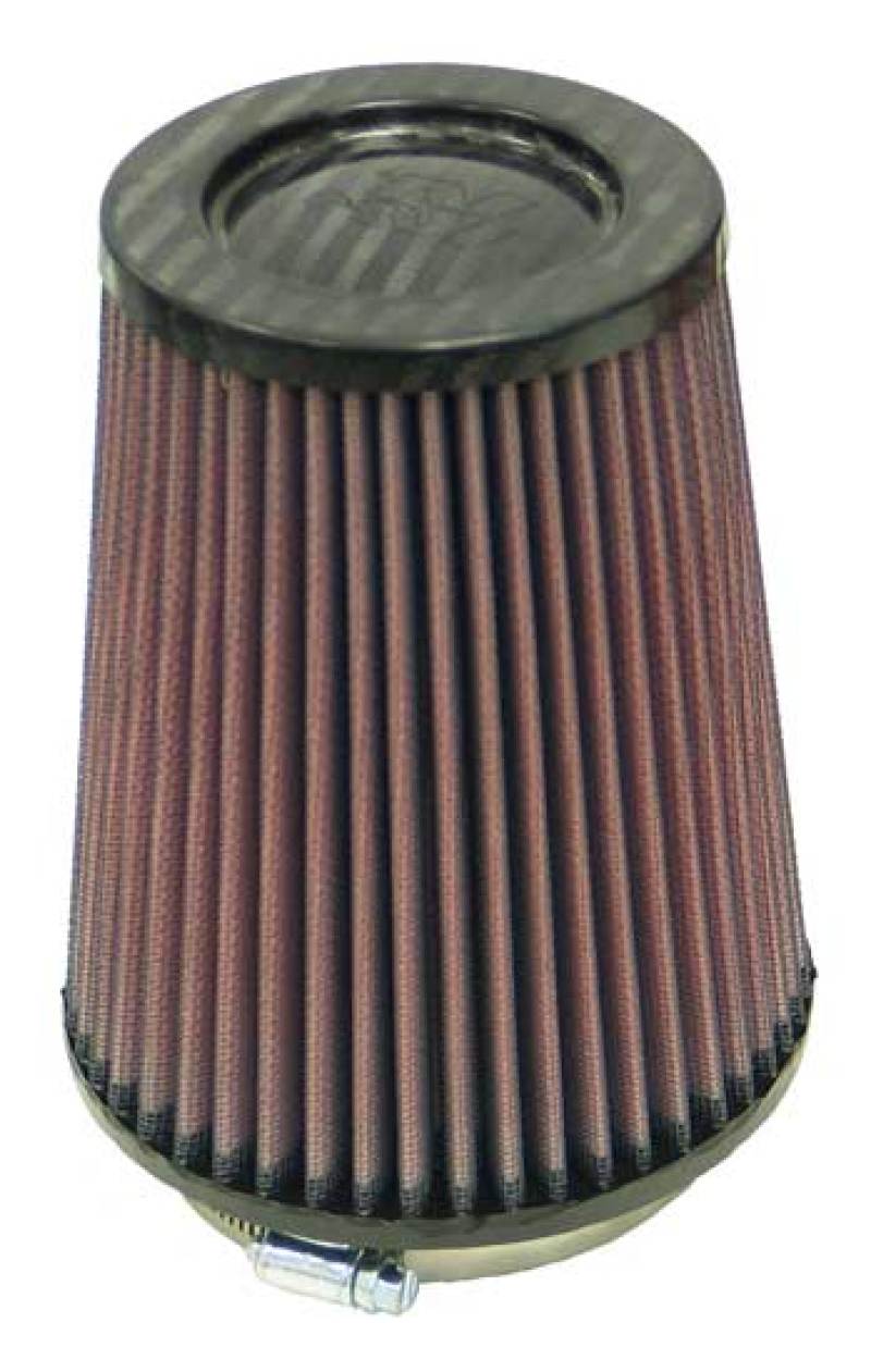 K&N Round Tapered Universal Air Filter 4in Flange ID x 5.375 Base OD x 4in Top OD x 6.5in H-SR1 Performance