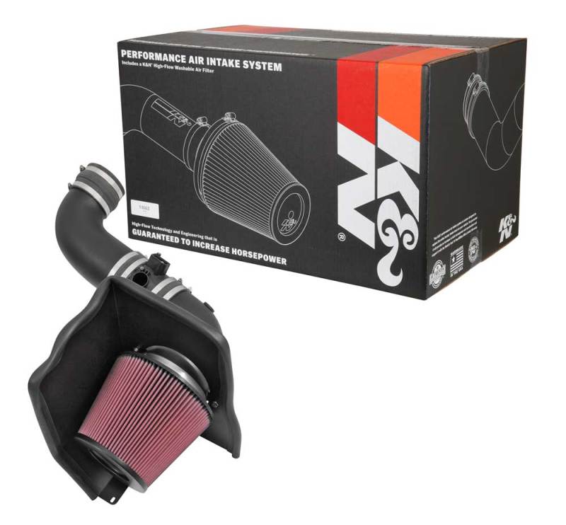 K&N 2015 Chevrolet Silverado / GMC Sierra 2500/3500HD 6.6L V8 Performance Intake Kit-SR1 Performance