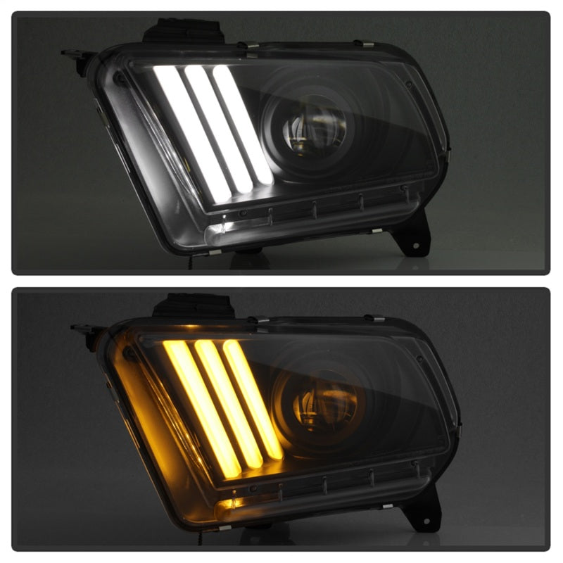 Spyder Ford Mustang 10-13 Projector Headlights - HID Model Only - Black PRO-YD-FM2010V2-HID-BK-SR1 Performance