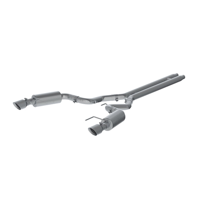 MBRP 15 Ford Mustang GT 5.0 Convertible T409 3in Cat Back Dual Split Rear Exit (Street Version)-SR1 Performance