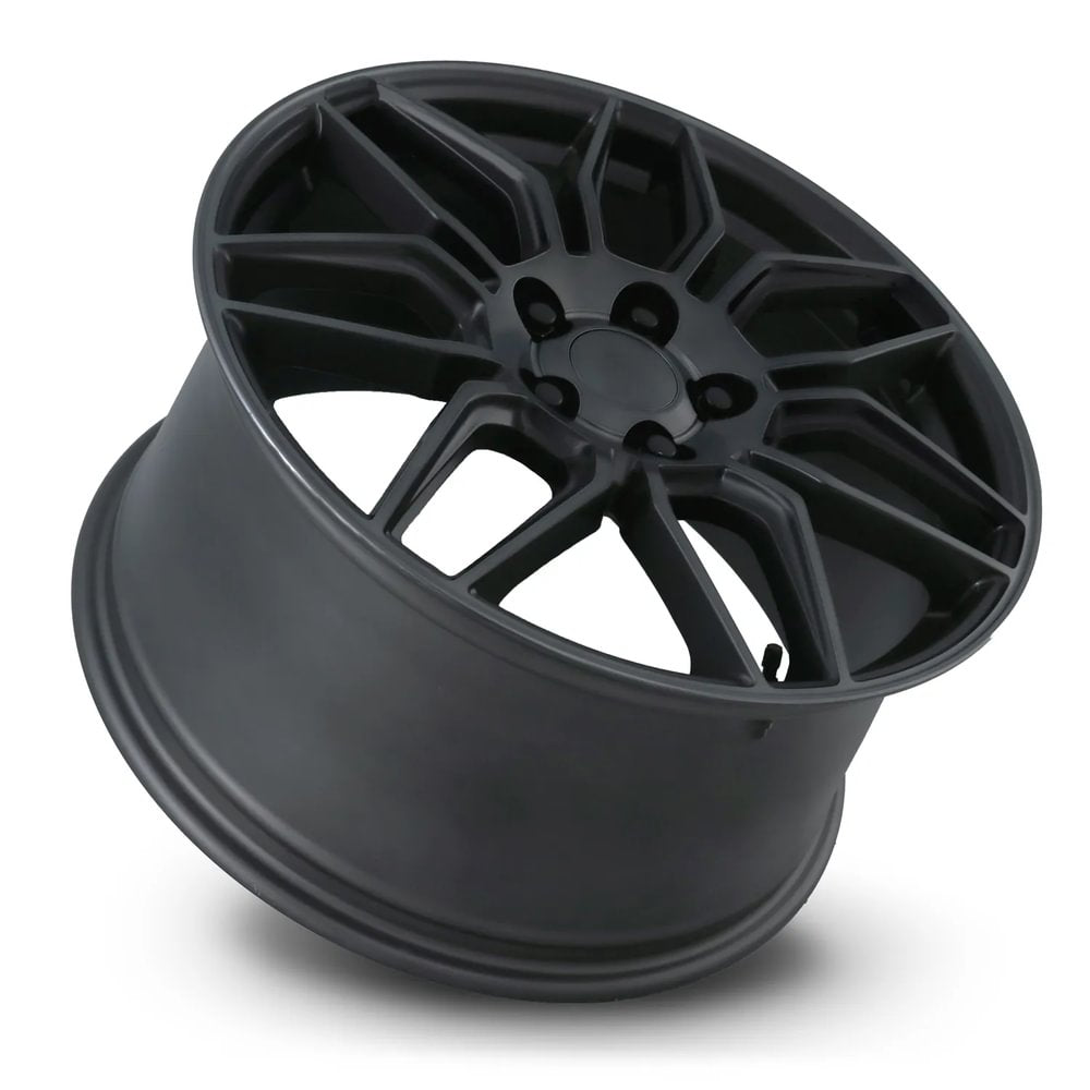 FR 401 – C8 ZO6 CORVETTE REPLICA WHEELS-Satin Titanium Grey Machine Face wDark 19x10 5x4.75 + 79 HB 70.3