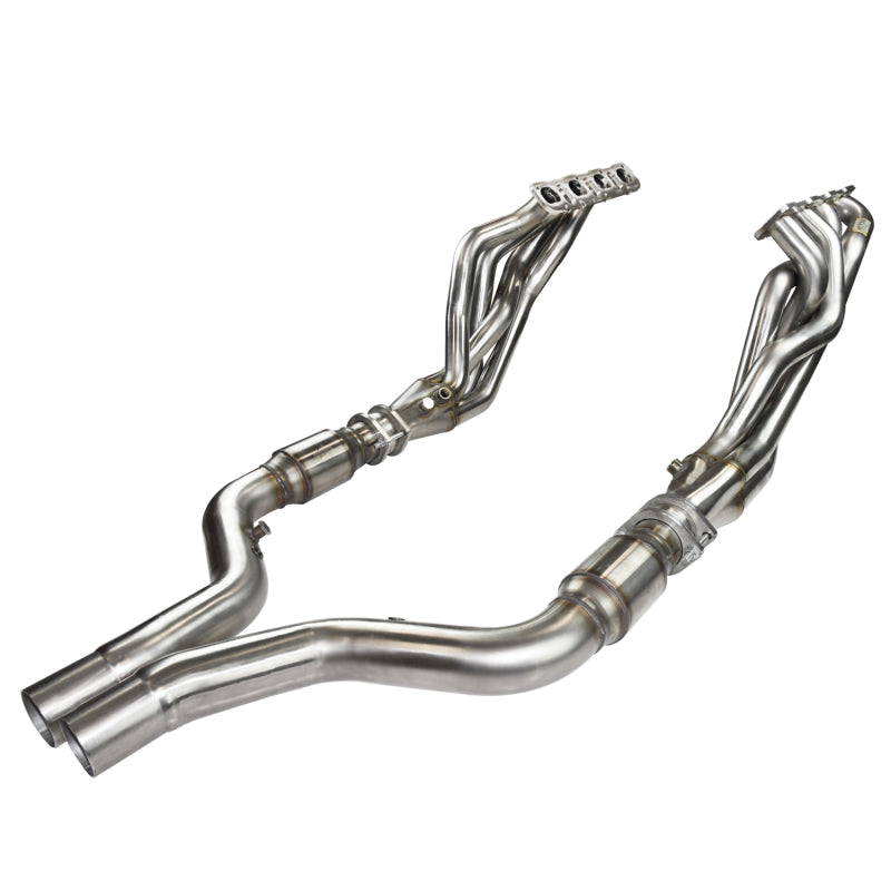 Kooks 06-15 Dodge Charger SRT8 1 7/8in x 3in SS Headers w/ Catted SS Connection Pipes-SR1 Performance