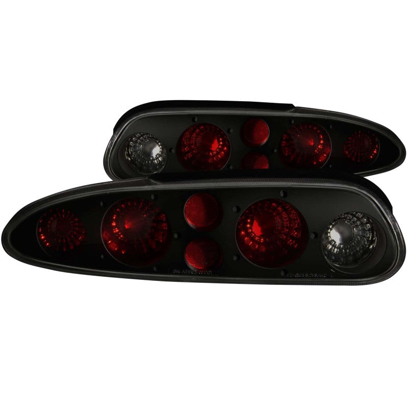 ANZO 1993-2002 Chevrolet Camaro Taillights Dark Smoke-SR1 Performance