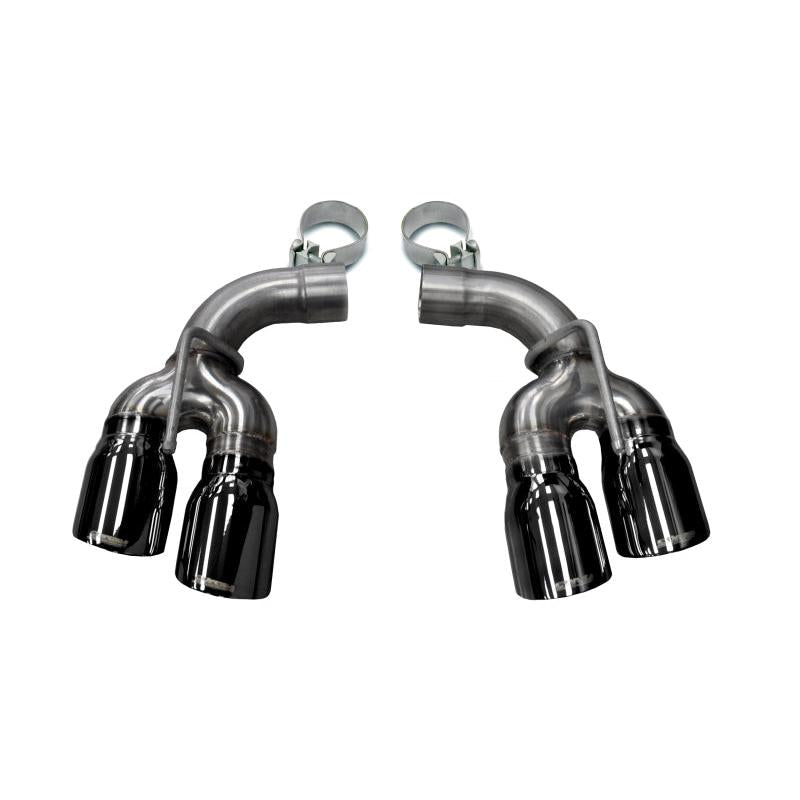 Corsa 2017-24 Chevy Camaro ZL1 2.75in Inlet / 4.0in Outlet Black PVD Tip Kit (For Corsa ExhaustOnly)-SR1 Performance