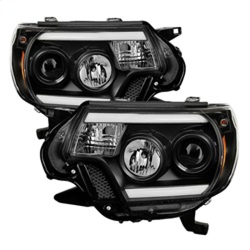 Spyder Toyota Tacoma 12-15 Projector Headlights Light Bar DRL Black PRO-YD-TT12-LBDRL-BK-SR1 Performance