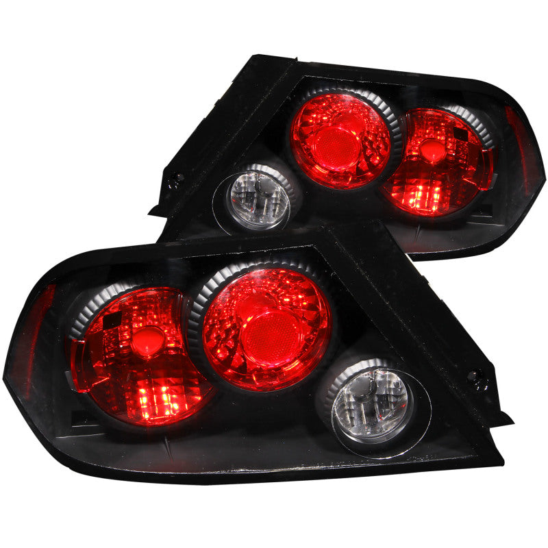 ANZO 2002-2003 Mitsubishi Lancer Taillights Black-SR1 Performance