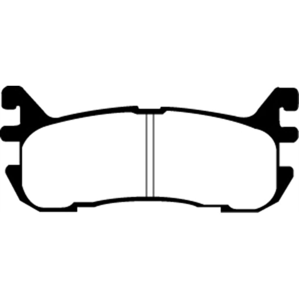 EBC Redstuff Ceramic Low Dust Rear Brake Pads for Mazda Miata and Ford Escort – Part DP31003C