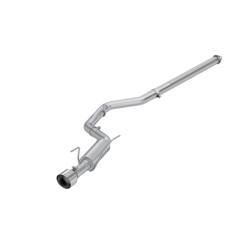 MBRP 2022 Subaru WRX 2.4L 3in Cat Back 5in OD Single Exit - Aluminized Steel-SR1 Performance