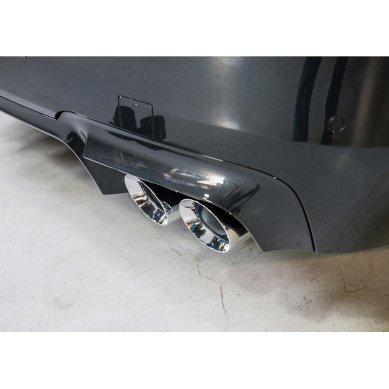 AWE Tuning BMW F10 M5 Touring Edition Axle-Back Exhaust Chrome Silver Tips-SR1 Performance