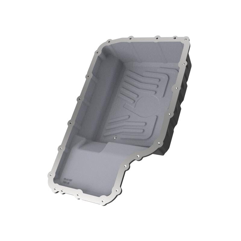 aFe 20-21 Ford Truck w/ 10R140 Transmission Pan Black POWER Street Series w/ Machined Fins-SR1 Performance