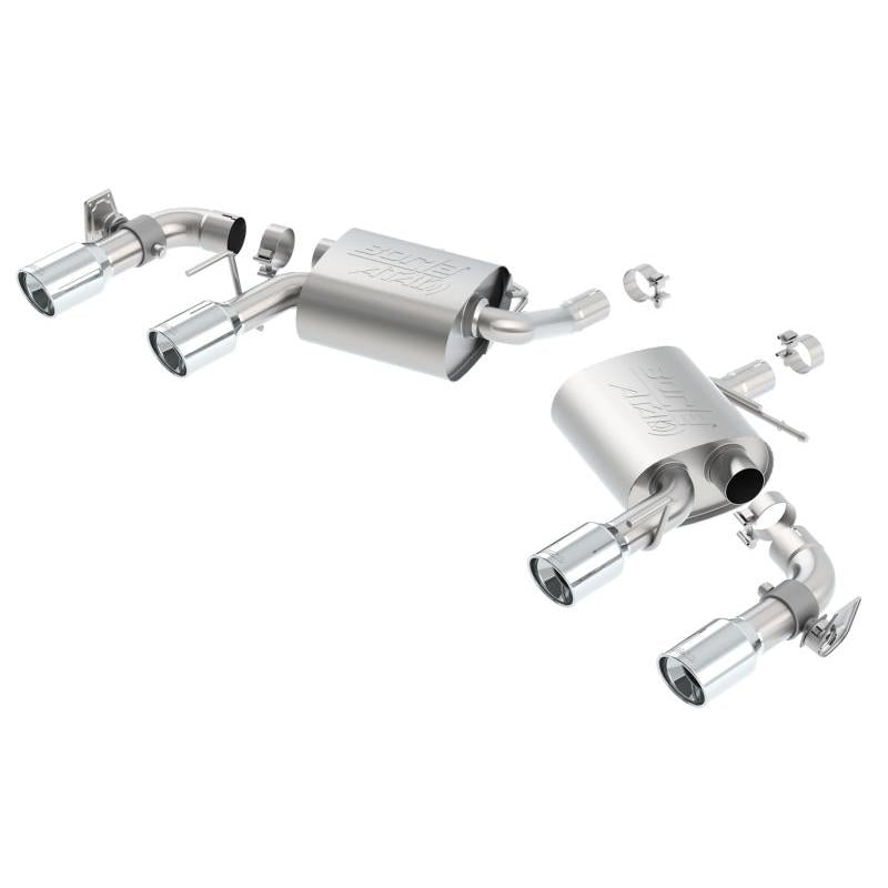 Borla 2016 Chevy Camaro V6 AT/MT ATAK Rear Section Exhaust w/ Dual Mode Valves-SR1 Performance