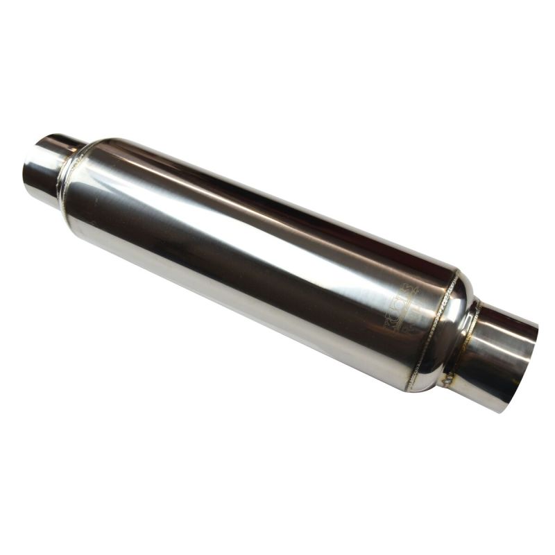 Kooks Universal 3in Round Muffler 14in Long. Pol SS-SR1 Performance