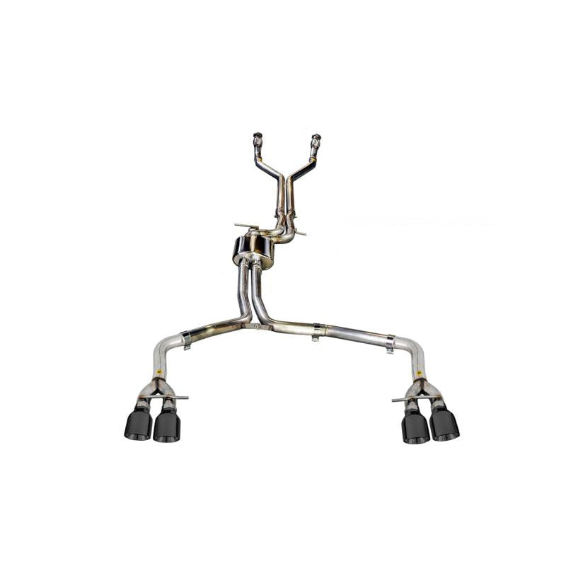 AWE Tuning Audi C7 / C7.5 S7 4.0T Track Edition Exhaust - Diamond Black Tips-SR1 Performance