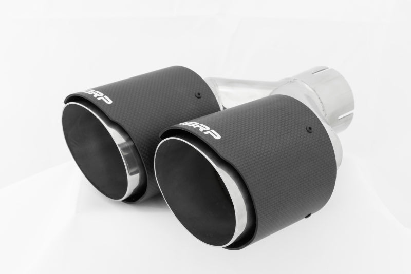 MBRP Universal Carbon Fiber Dual Tip 4in OD/2.5in Inlet-SR1 Performance