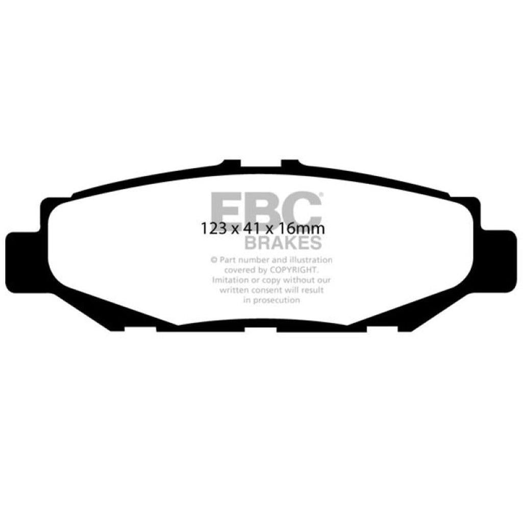 EBC Yellowstuff Rear Brake Pads for Lexus GS300 and Toyota Supra – High-Performance Street and Track Use