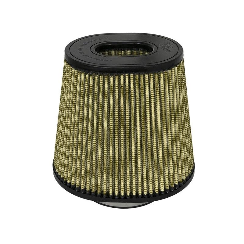 aFe Magnum FLOW Pro GUARD 7 Replacement Air Filter 4.5 F / (9x7.5) B / (6.75 x 5.5) T (Inv) / 9in. H-SR1 Performance