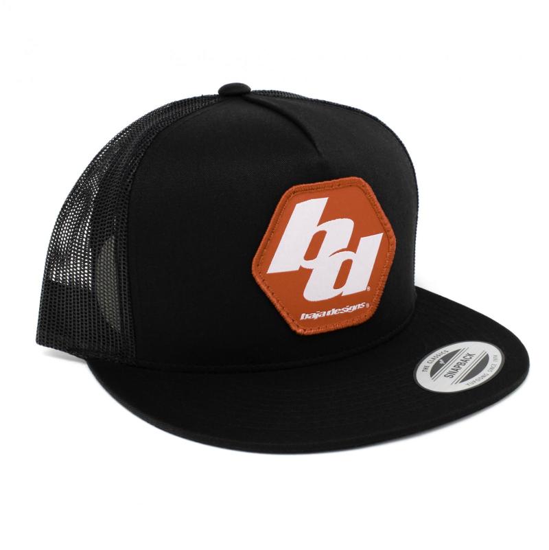 Baja Designs Flexfit Trucker Hat - Black-SR1 Performance
