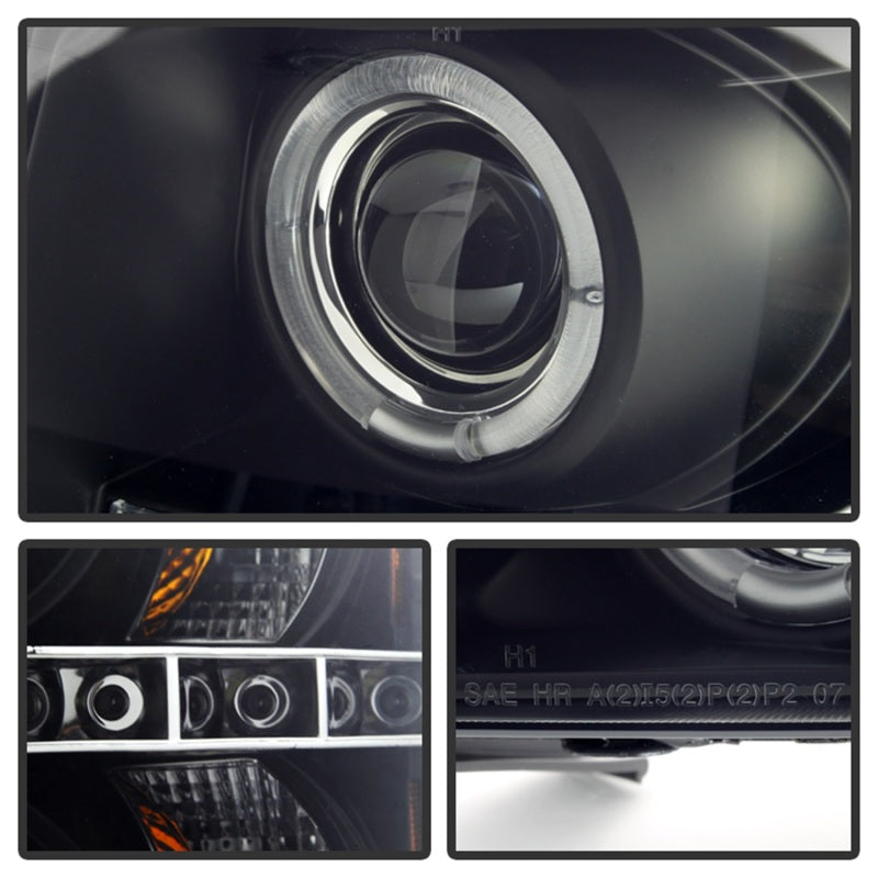 Spyder Chevy Silverado 1500/2500 07-13 Projector Headlights LED Halo LED Blk Smke PRO-YD-CS07-HL-BSM-SR1 Performance