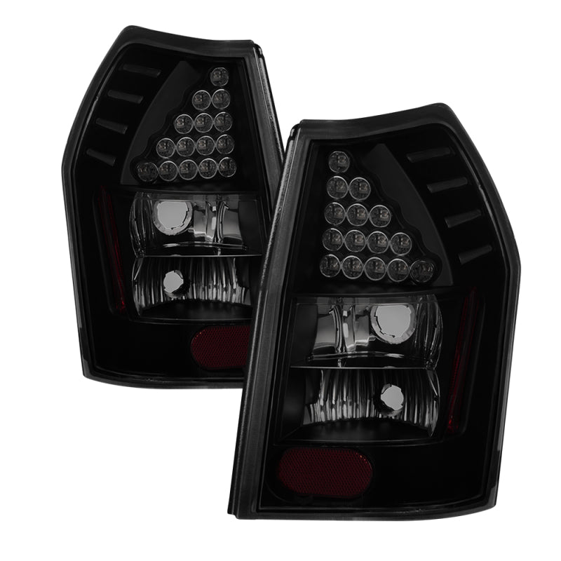 xTune Dodge Magnum 05-08 LED Tail Lights - Black Smoked ALT-JH-DMAG05-LED-BSM-SR1 Performance