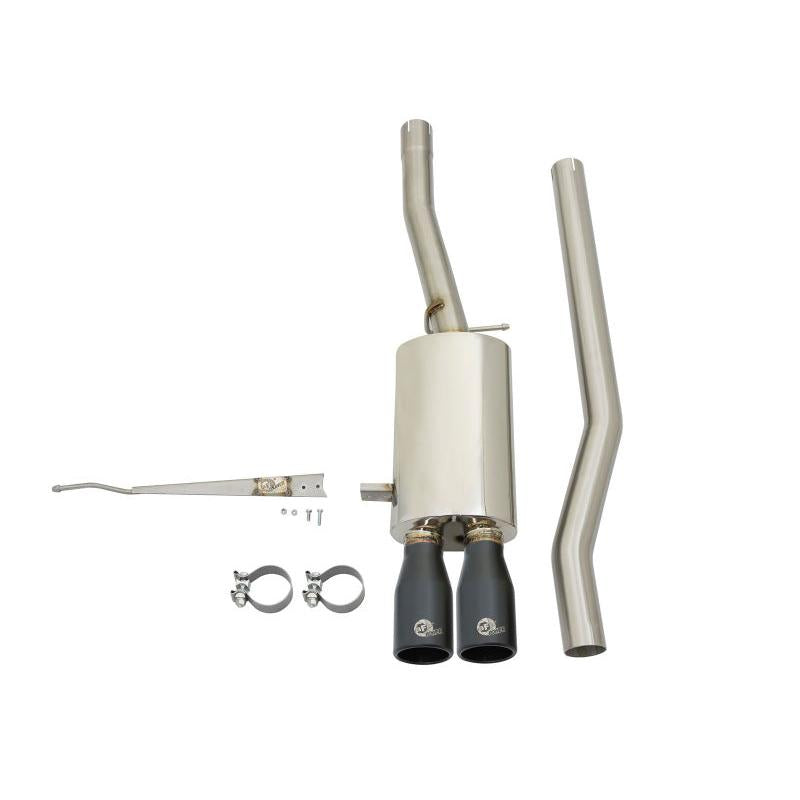 aFe MACHForce XP Exhausts Cat-Back SS-304 14-17 Mini Cooper S Hardtop 2-Door w/ Black Tips-SR1 Performance