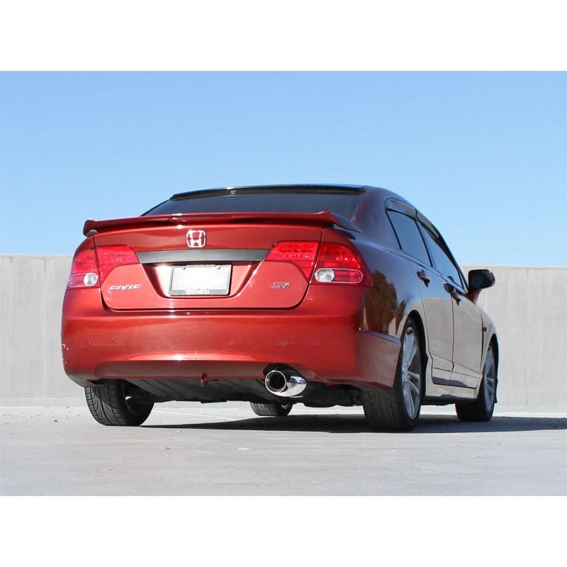 aFe Takeda Exhaust Axle-Back 06-11 Honda Civic Si L4 2.0L 2.5in 304 Stainless Steel-SR1 Performance