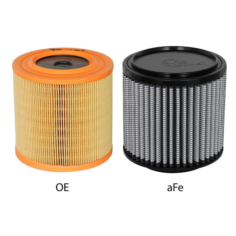 aFe MagnumFLOW OE Replacement Filter w/ Pro Dry S Media (Pair) 04-16 Aston Martin DB9 V12-6.0L-SR1 Performance