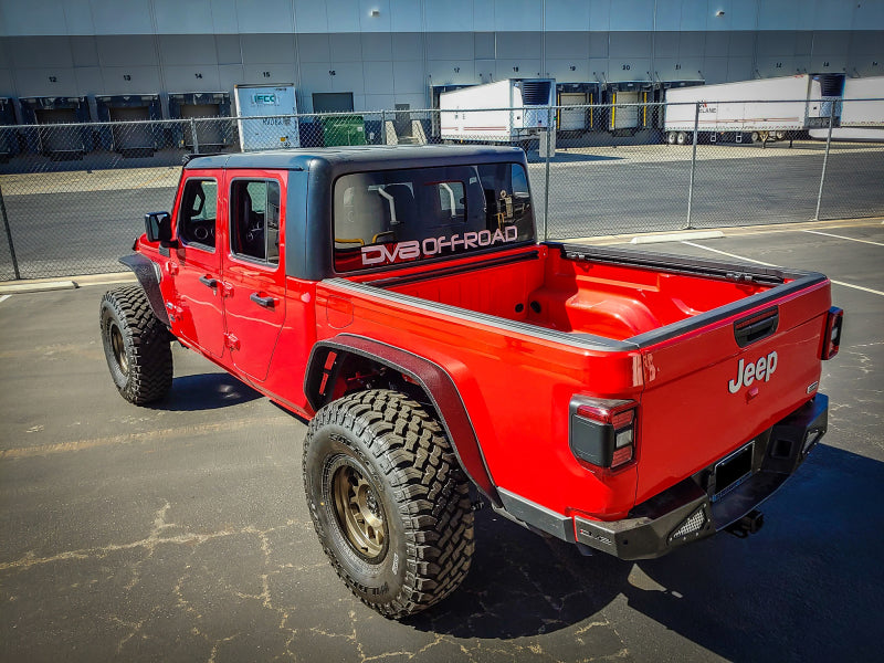 DV8 Offroad RBGL-01 Jeep Gladiator Rear Bumper – High Clearance, Textured Black Powdercoat