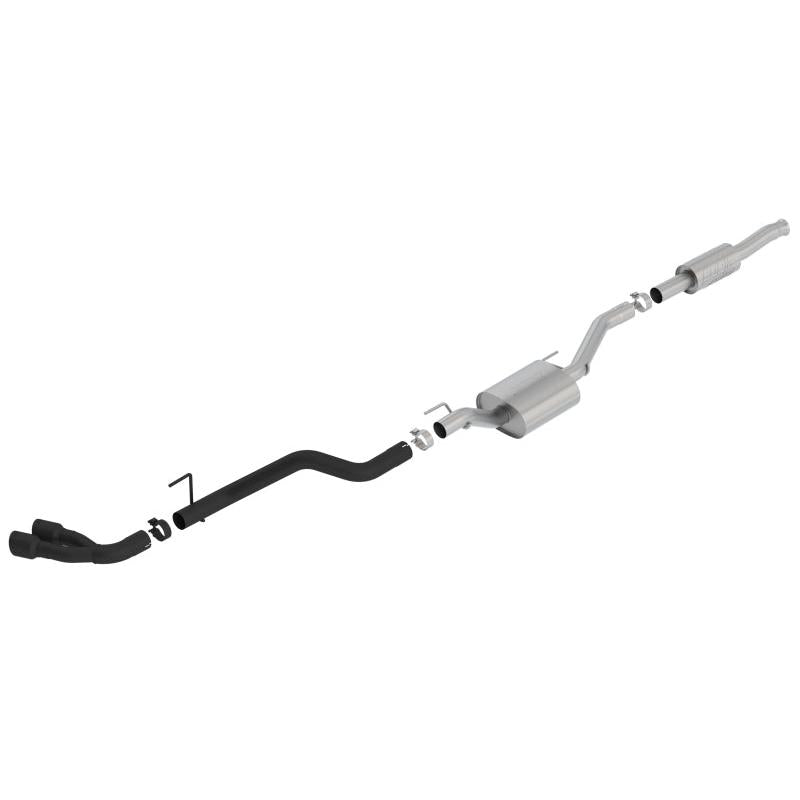 Borla 2020 Jeep Gladiator JT 3.6L V6 AWD ATAK Dual Side Catback w/ Black Tips-SR1 Performance