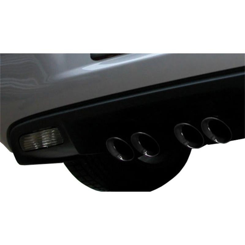 Corsa 2009-2013 Chevrolet Corvette C6 6.2L V8 Black Sport Axle-Back Exhaust-SR1 Performance