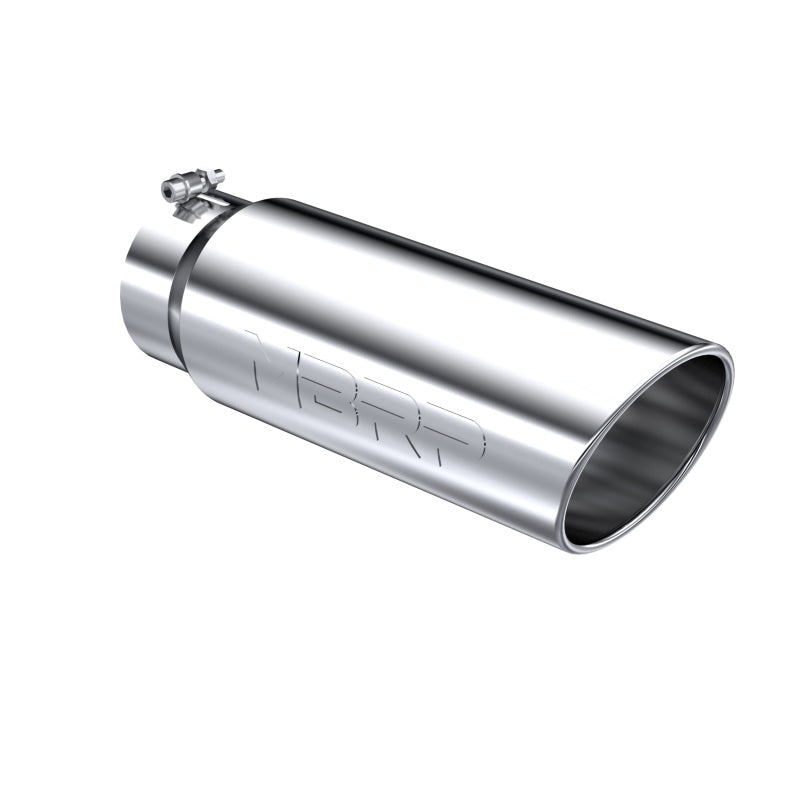 MBRP Universal Tip 6in OD Angled Rolled End 5in Inlet 18in Lgth T304 Exhaust-SR1 Performance