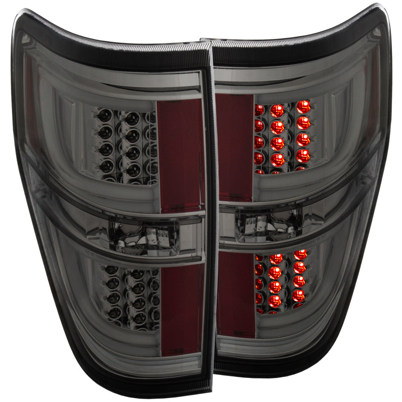ANZO 2009-2013 Ford F-150 LED Taillights Smoke-SR1 Performance