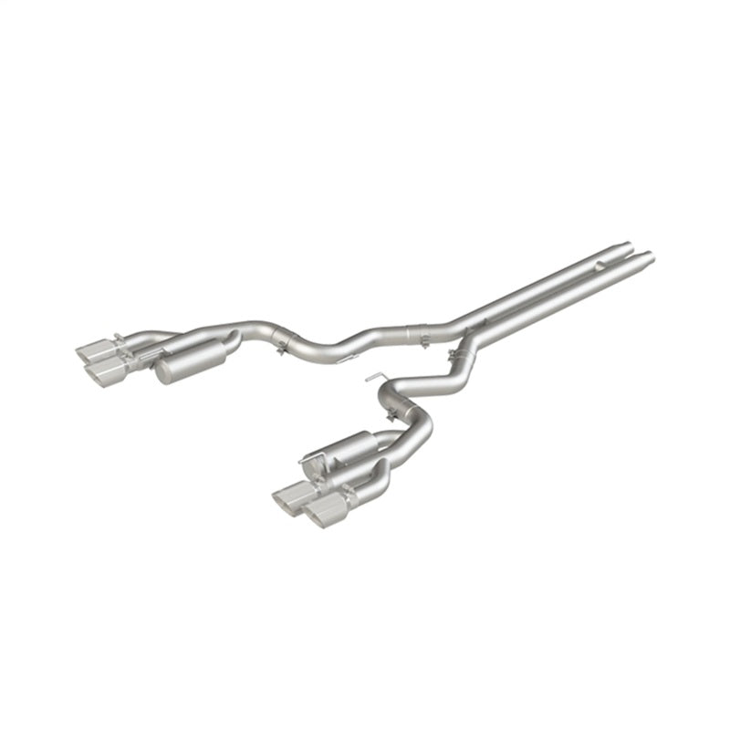 MBRP 18-19 Ford Mustang GT 5.0 3in Cat Back Quad Tip Race Version - AL-SR1 Performance