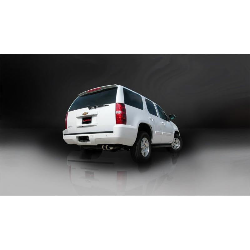 Corsa 2007-2008 Chevrolet Tahoe 5.3L V8 Polished Sport Cat-Back Exhaust-SR1 Performance