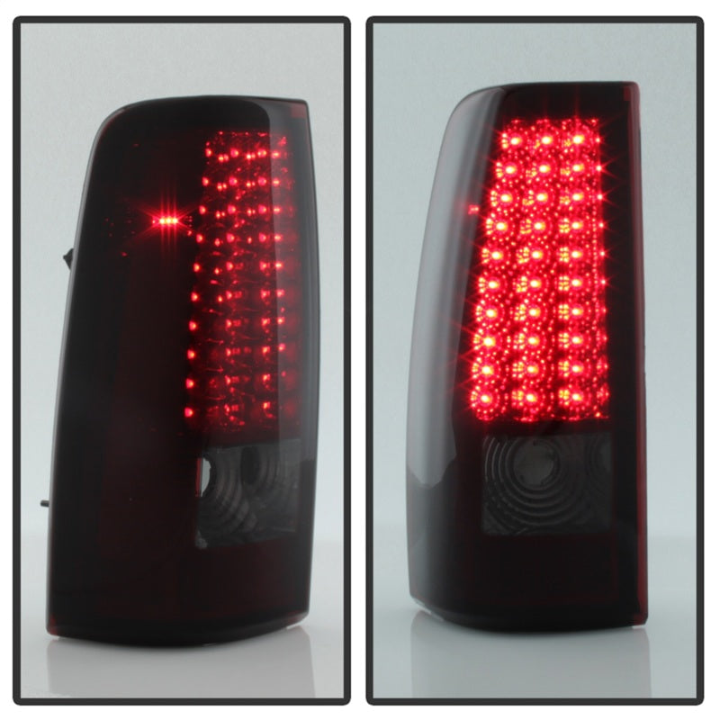 Xtune Chevy Silverado 1500/2500/3500 99-02 LED Tail Lights Red Smoke ALT-ON-CS99-LED-RS-SR1 Performance