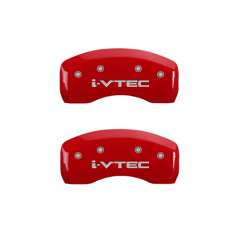 MGP 4 Caliper Covers Engraved Front & Rear i-Vtec Yellow finish black-SR1 Performance