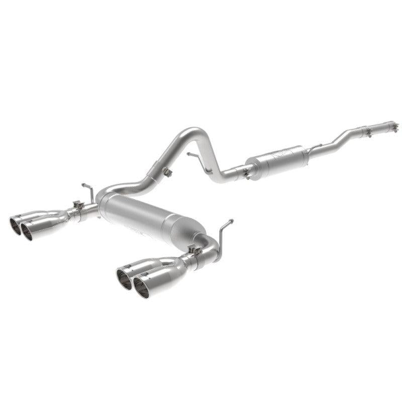 aFe Vulcan Series 2.5in 304SS Cat-Back Exhaust 07-18 Jeep Wrangler (JK) V6-3.6/3.8L w/ Polished Tips-SR1 Performance