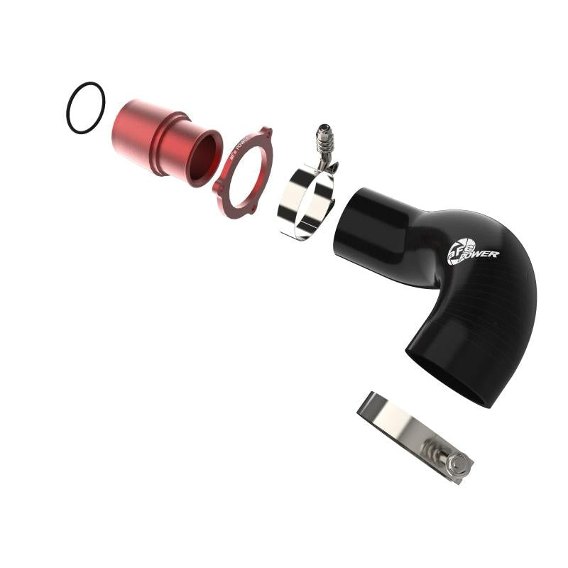 aFe 15-19 VW GTI Turbocharger Inlet Pipe - Red-SR1 Performance