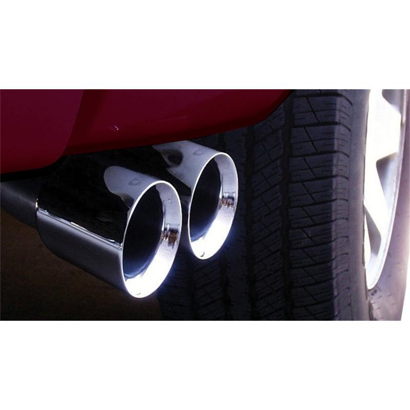 Corsa 2001-2006 Chevrolet Tahoe 5.3L V8 Polished Sport Cat-Back Exhaust-SR1 Performance