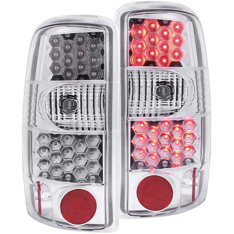 ANZO 2000-2006 Chevrolet Suburban LED Taillights Chrome-SR1 Performance