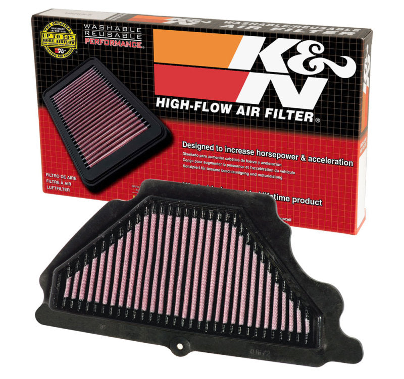 K&N 07-08 Kawasaki ZX6R Ninja Air Filter-SR1 Performance