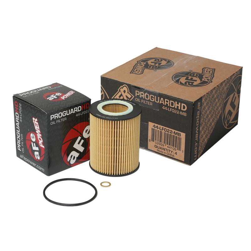 aFe Pro GUARD D2 Oil Filter 96-06 BMW Gas Cars L6 (4 Pack)-SR1 Performance