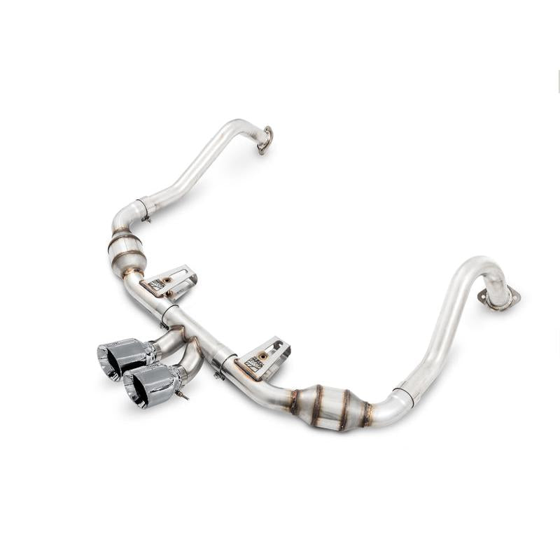 AWE Tuning Porsche 718 Boxster / Cayman Touring Edition Exhaust - Chrome Silver Tips-SR1 Performance