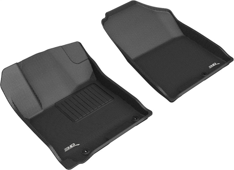 3D MAXpider 20-21 Hyundai Venue Kagu 1st Row Floormats - Black-SR1 Performance