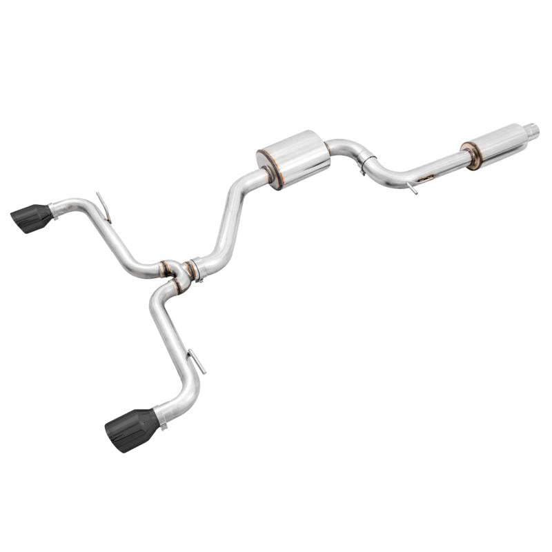 AWE Tuning VW MK7 GTI Touring Edition Exhaust - Diamond Black Tips-SR1 Performance