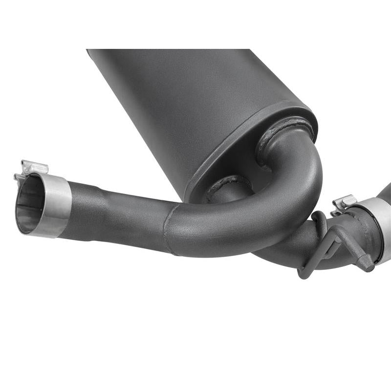aFe Rebel Series 2.5in 409 SS Axle-Back Exhaust w/ Black Tips 2007+ Jeep Wrangler (JK) V6 3.6L/3.8L-SR1 Performance