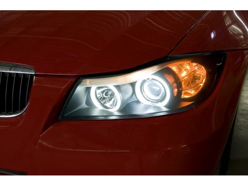 Spyder BMW E90 3-Series 06-08 4DR Projector CCFL Halo - Eyebrow Bulb Blk- PRO-YD-BMWE9005-CCFL-BK-SR1 Performance