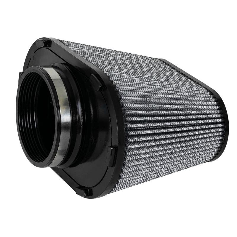aFe Magnum FLOW Pro DRY S Universal Air Filter F-5in. / B-(8.5 x 4) MT2 / T-(7.5) / H-9in.-SR1 Performance